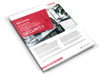 imageCLASS/imageRUNNER Security cover