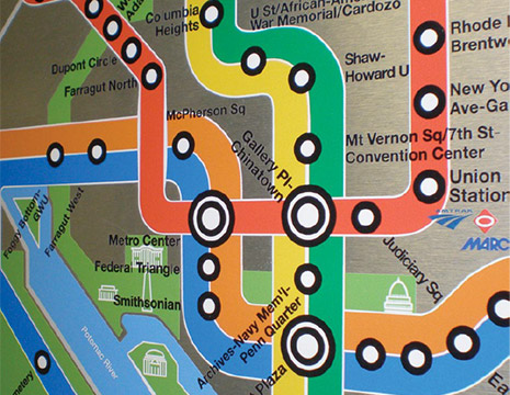 Image of a subway map