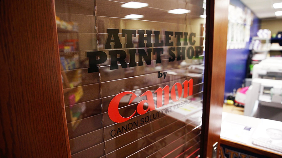 Canon Solutions America’s athletic print shop