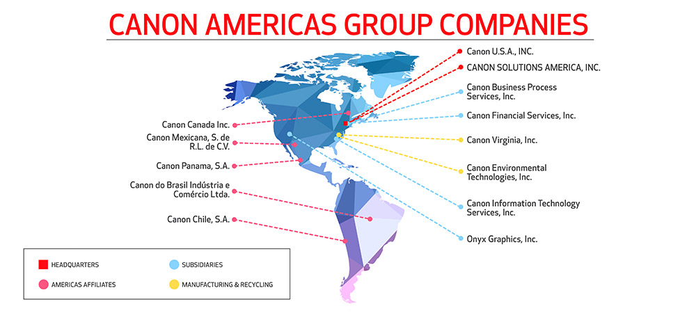 Canon Americas Group Companies